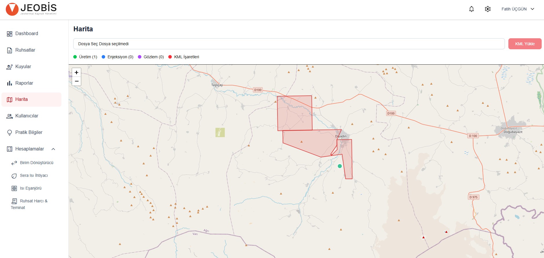 Kuyu Verilerinizi Harita Üzerinde Görselleştirin